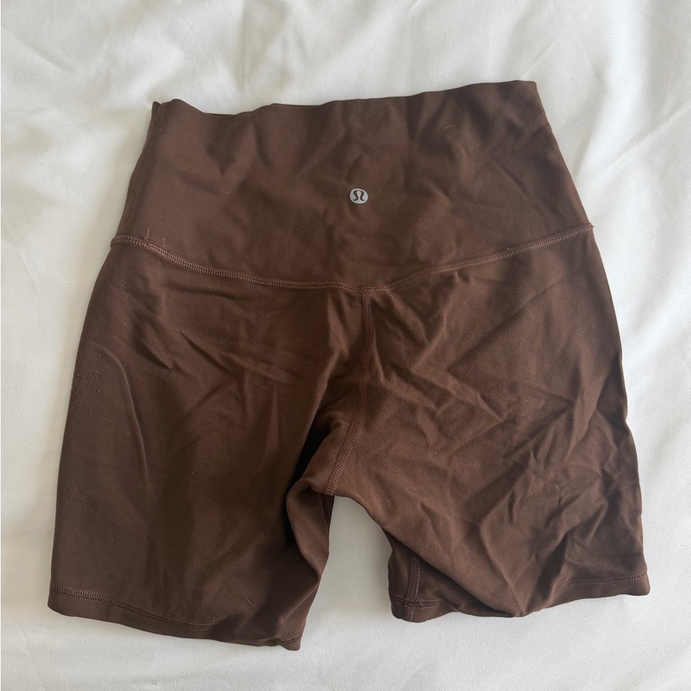 Lululemon Align High Rise Short 6’ in Java - Picture 3 of 4